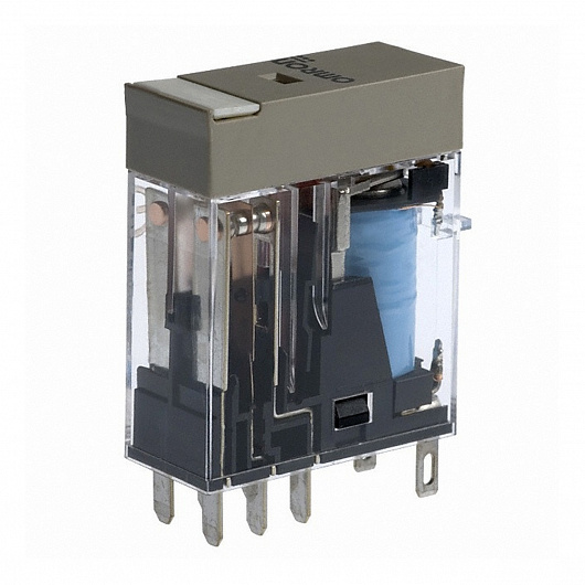 Реле серии G2RS, двухполюсное Omron G2R-2-S 24DC(S)