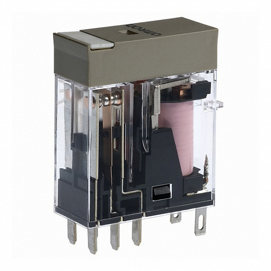 Реле серии G2RS, двухполюсное Omron G2R-2-S AC24(S)